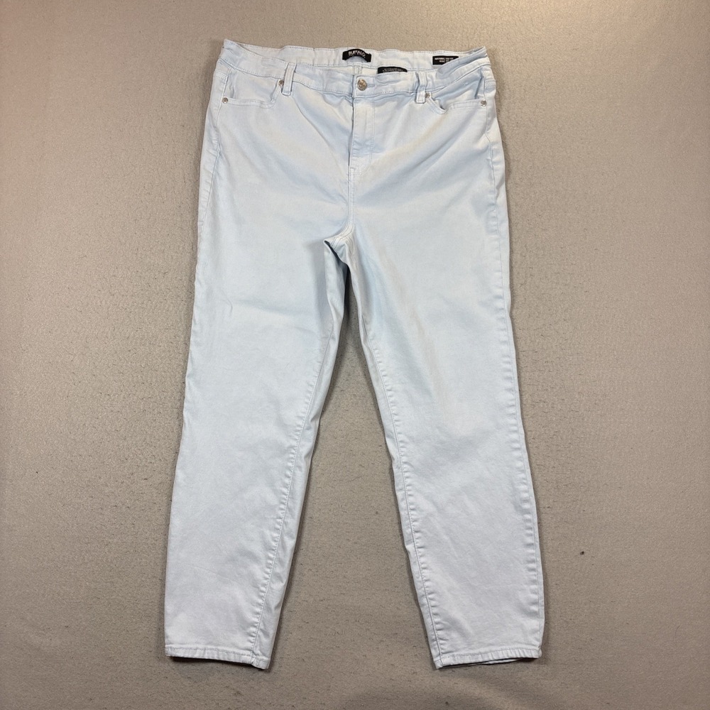 Buffalo David Bitton Jeans Havana High Rise Soft Stretch Ankle Skinny Blue 16/36